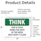Signmission Safety Culture Sign, 7 in Width, Vinyl Decal, Rectangle OS-2PACK-TS-D-57-L-11833 - alternate 4